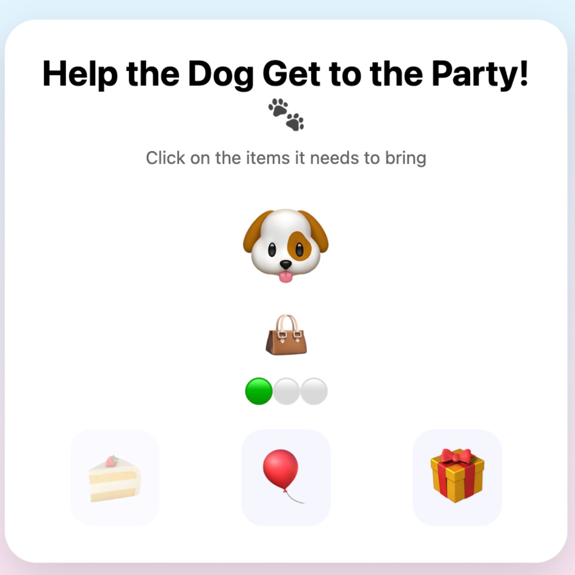 🐶 Help the Dog Get to the Party! – Interactive Birthday Invitation 🎉