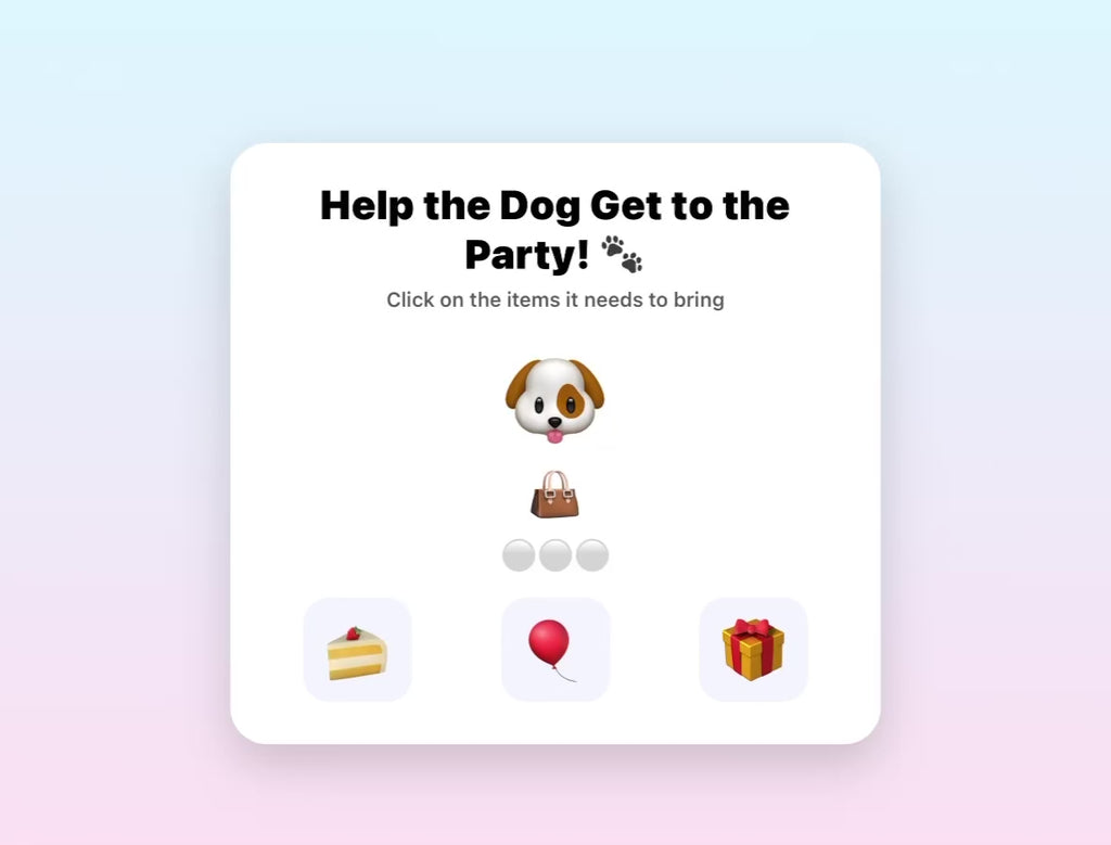 🐶 Help the Dog Get to the Party! – Interactive Birthday Invitation 🎉